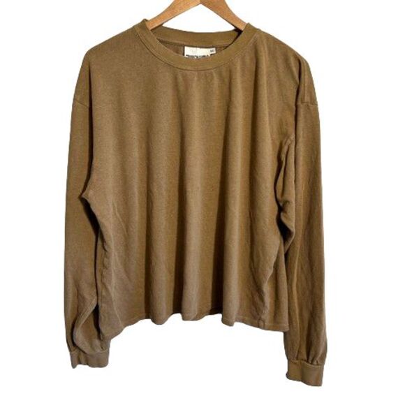 Jungmaven Brown Crew Neck Sweater - Picture 1 of 7